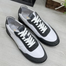 Кросівки чоловічі комбіновані на шнурівці. Колір сірий, білий 